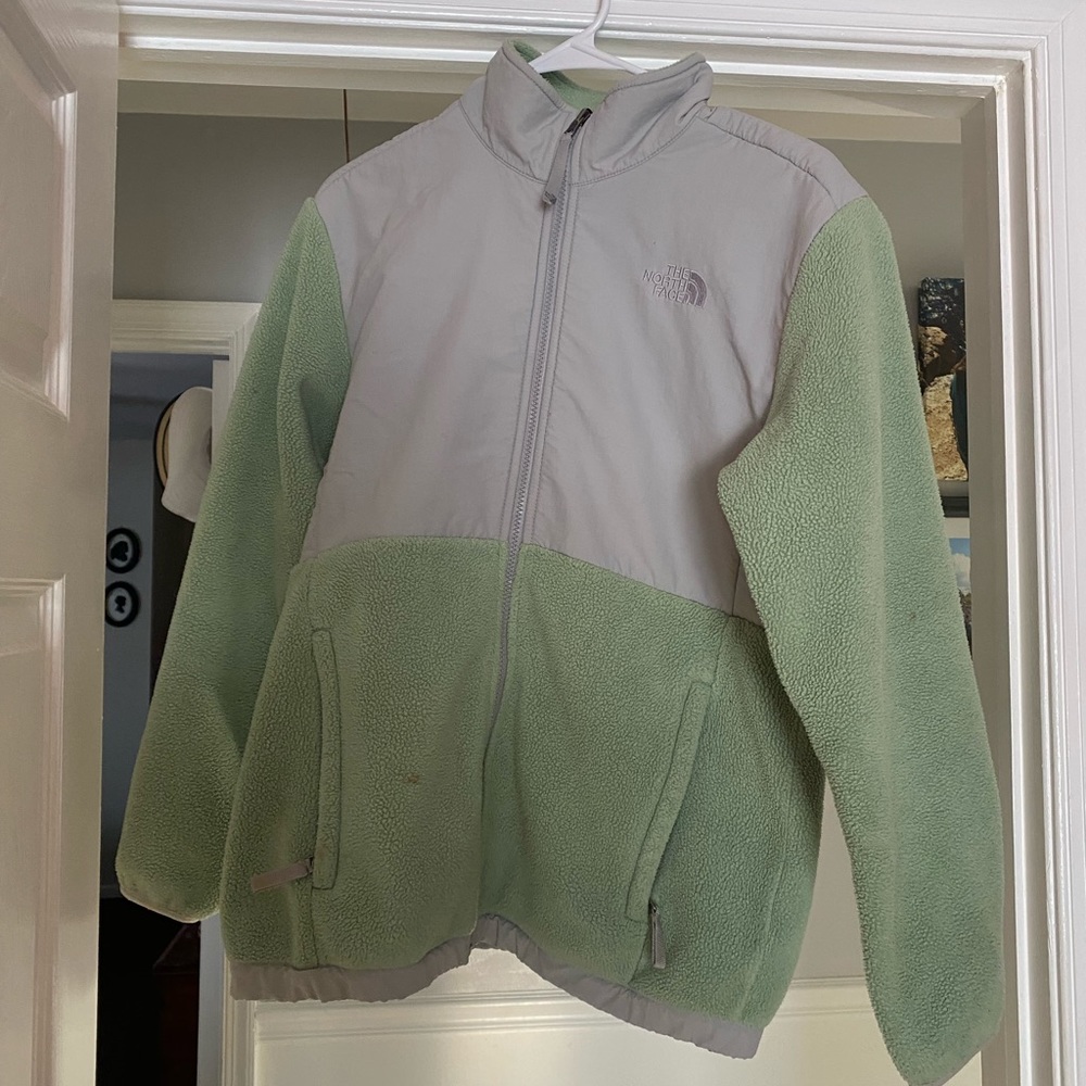 NorthFace Green Zip Up